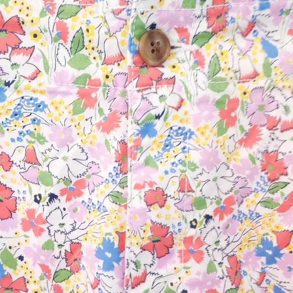 Gap - Gap for Good Multicolor Floral 5" Cotton Blend Shorts in Size 14 - Picture 4 of 16